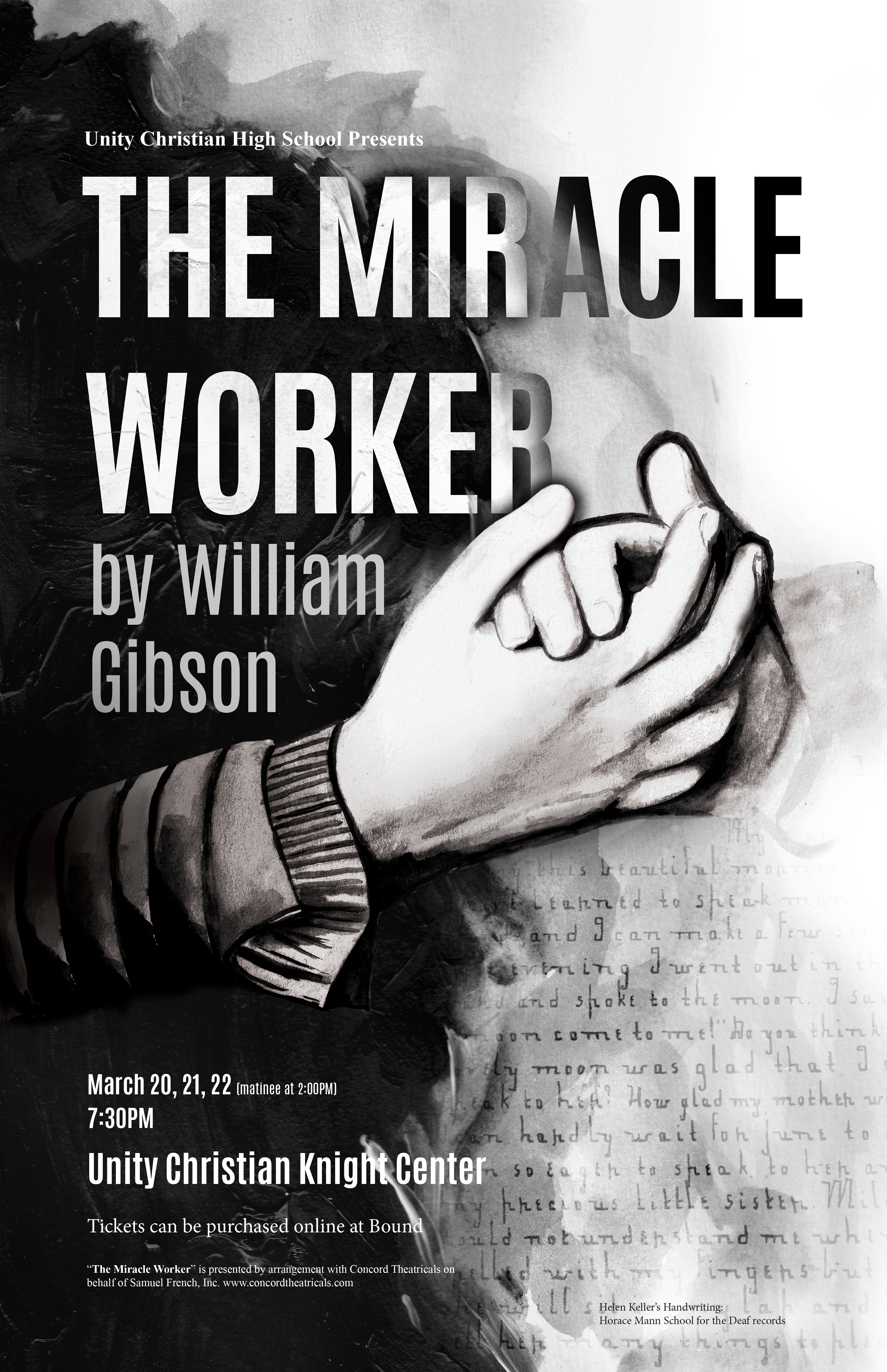 The Miracle Worker poster design
